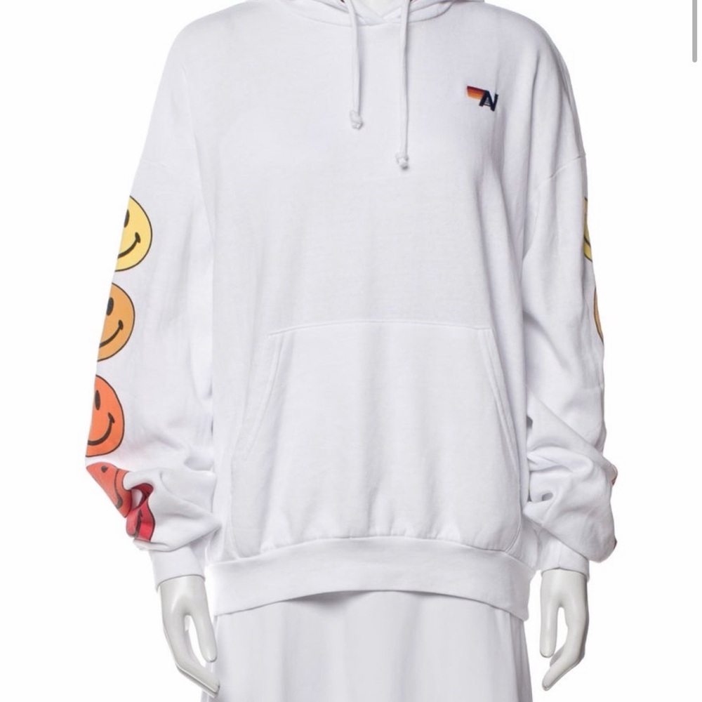 Aviator Nation Matching White Hoodie and Sweatpants set - Picture 7 of 9